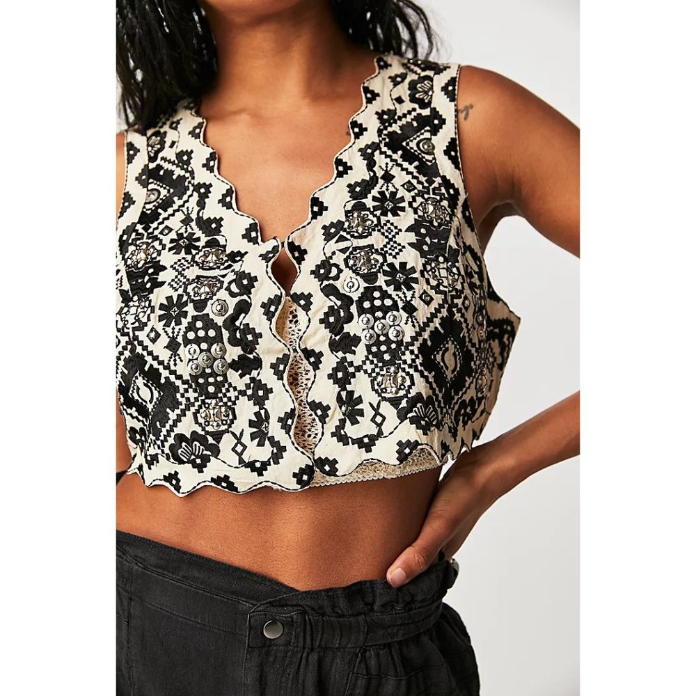 FREE PEOPLE Marigold Vest / Mono